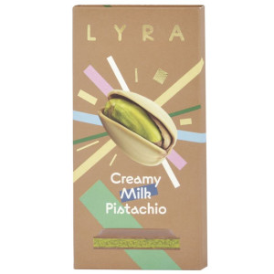 Mliečna čokoláda s pistáciovou náplňou Creamy Milk Pistachio, 80 g